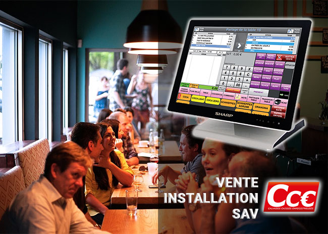 Caisse tactile pour restaurant dans le Calvados