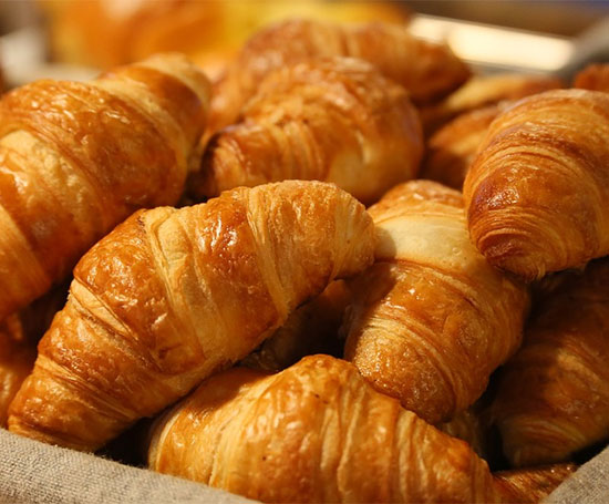 Viennoiserie croissants